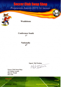 Programme Award