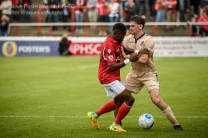 Ebbsfleet United 4-1 Wealdstone National League South Kieron Brown You do NOT have permission to use this image unless it is accredited to Aqueous Sun Photography. Twitter: @aqueoussunphoto