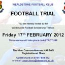 Wealdstone FC Stanmore College Trial 2012
