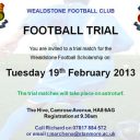 Wealdstone FC Stanmore College Trial 2013