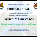 Stanmore College Football Trials – 17 Feb