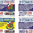 Season Ticket Collection – Update