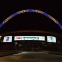 Wembley Stadium Lights up For Wealdstone Fc